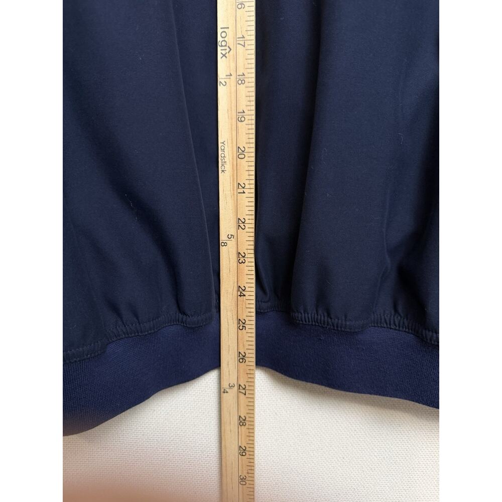 PGA Tour Golf Windbreaker Men’s Size Large Blue Pullover V Neck Lined Jacket - Picture 7 of 12